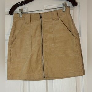 Hollister Corduroy High Rise Mini Skirt.